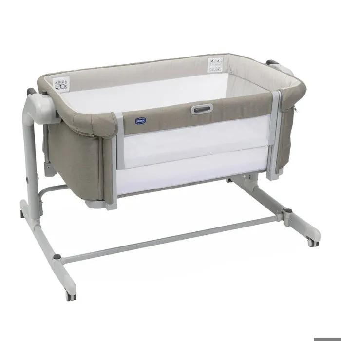 Chicco Unisex Baby Beige Beistellbett Next2me Magic Evo - Image 5