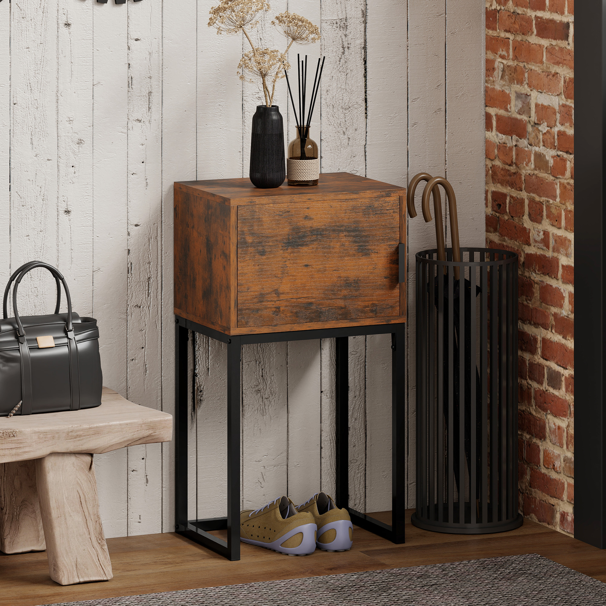 Console Étroite, Meuble De Rangement
