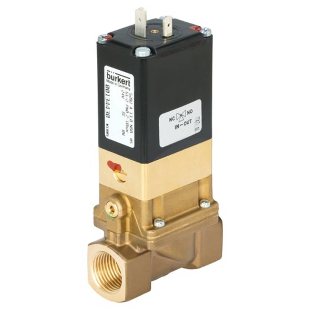 Bürkert Servogesteuertes Ventil 134433 5282 230 V/AC G 1/2 Muffe Nennweite (Details) 13 mm 1 St.