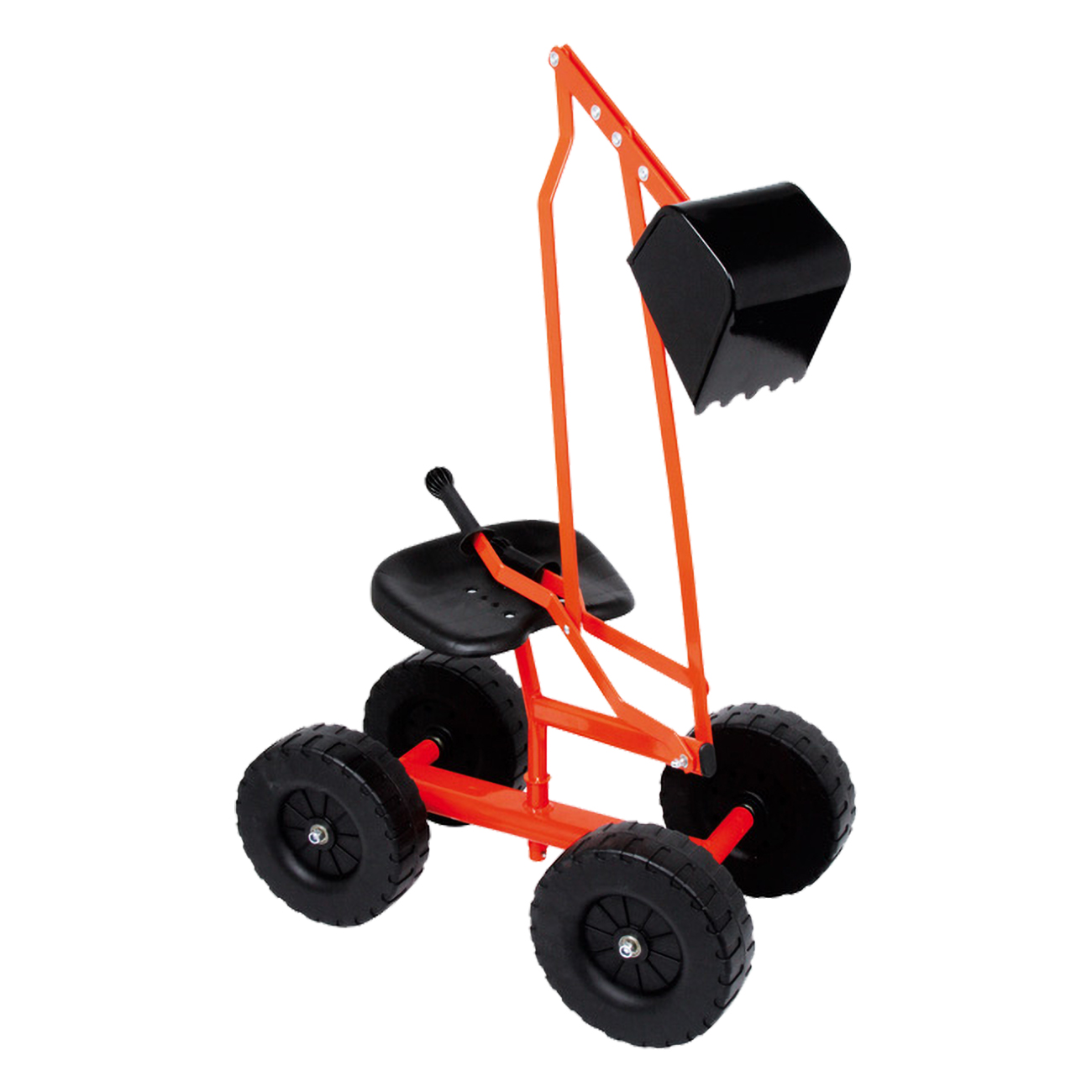 Small Foot Unisex Baby Orange Sitzbagger Mit Rädern - Image 10
