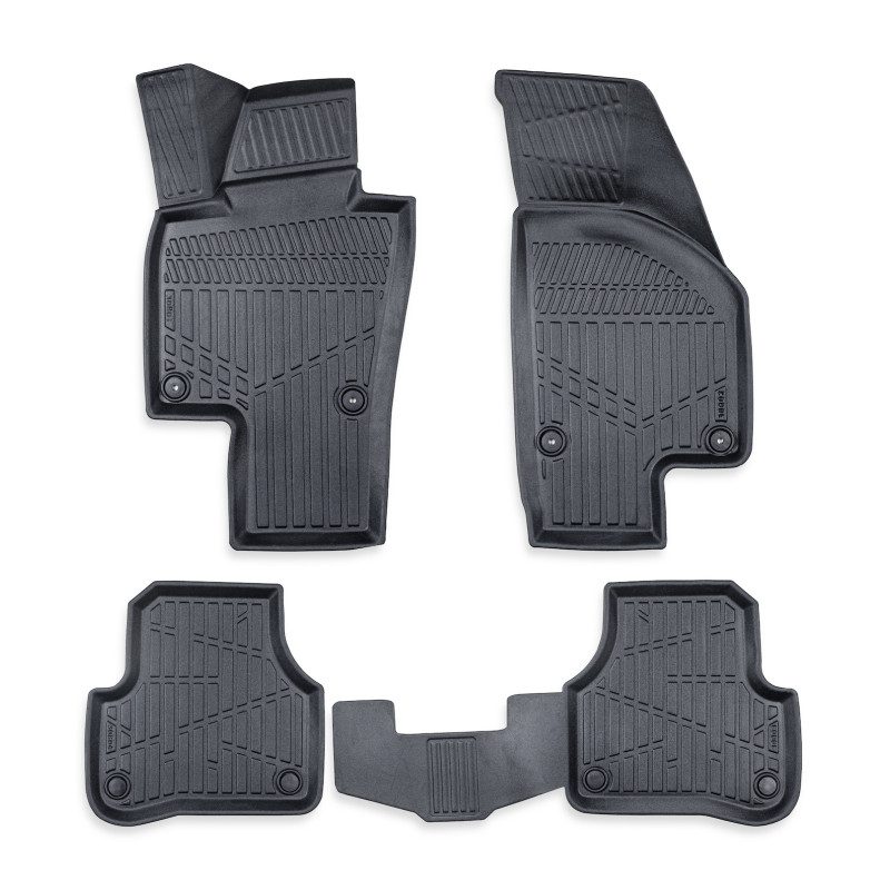 4Er-Set 3D-Gummifußmatten Für Den Innenraum Erpassan – Vw Passat (B7) 2011–2014 3800162669391