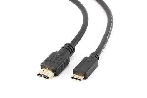 Cablexpert Schwarz Gembird Kábel Mini Hdmi High Speed (M) Na Hdmi (M), Pozlátené Konektory, 1 M, Čierny