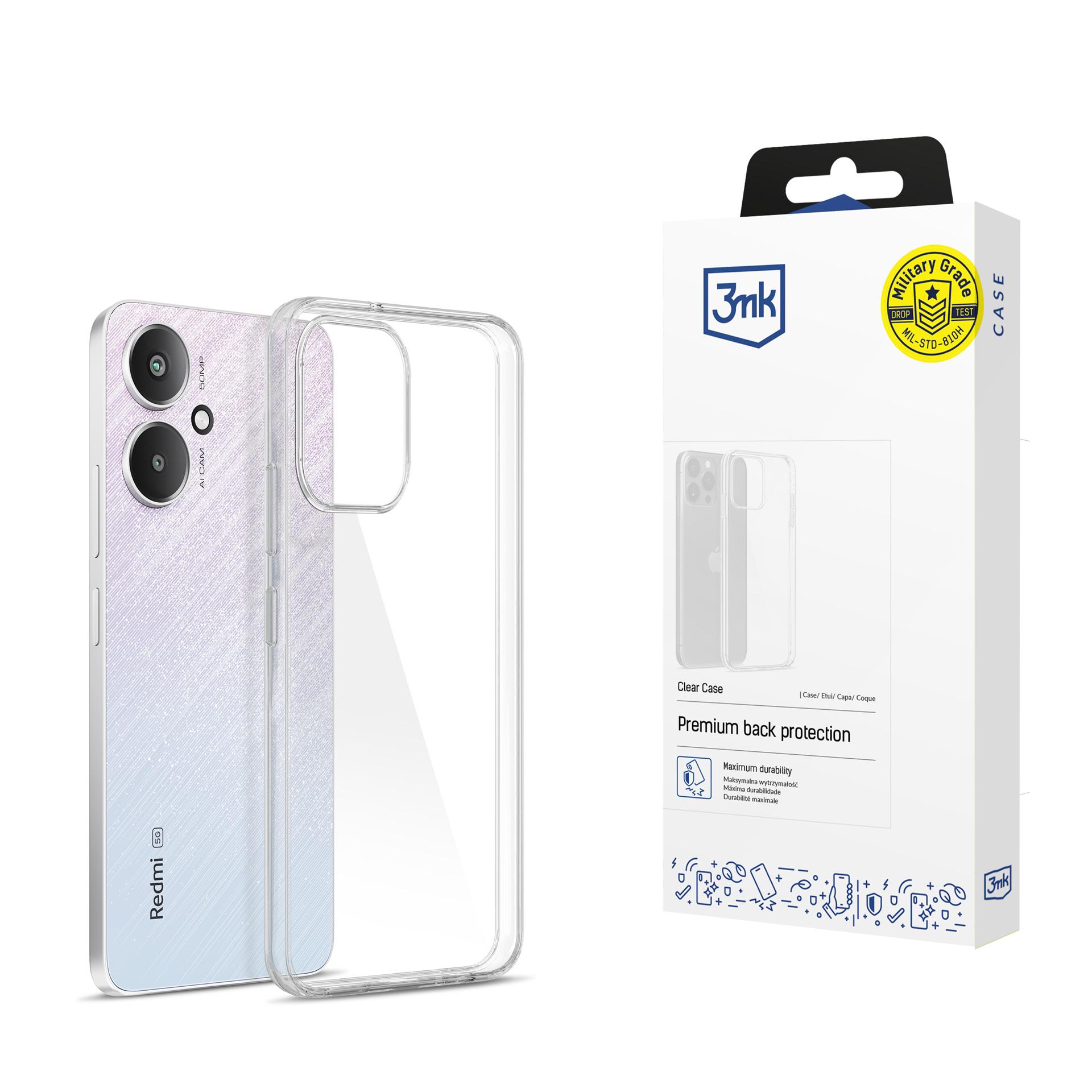 Oem Redmi 13C 5G - 3Mk Klarsichthülle