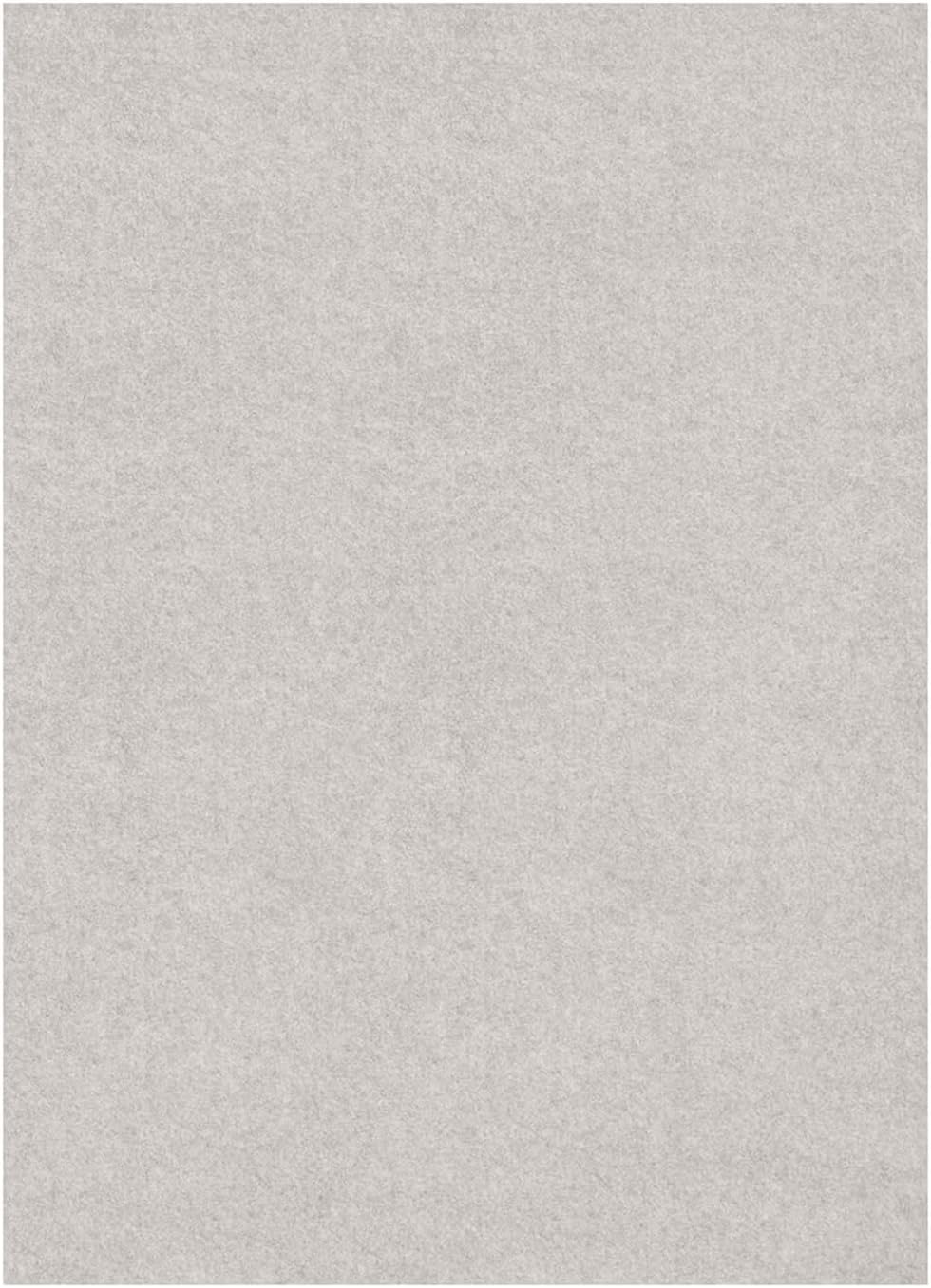 Tapis de protection de sol d'atelier en feutre lavable, gris clair, pliable