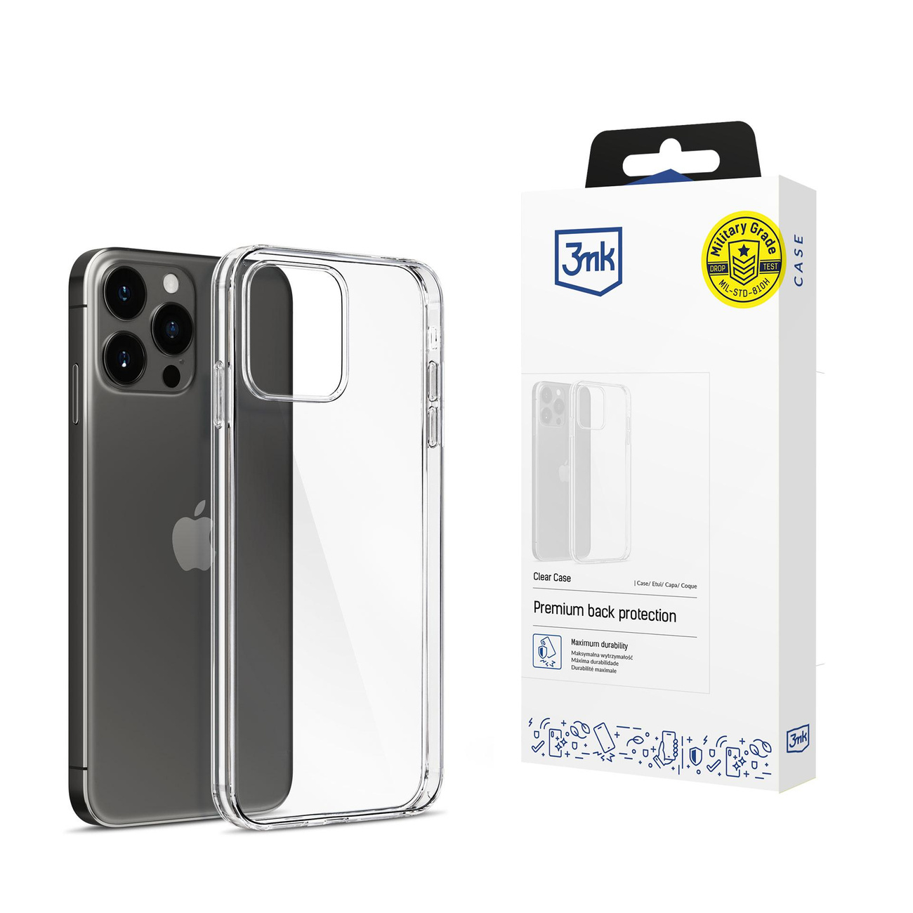 Oem Transparent Apple Iphone 15 Pro Max - 3Mk Clear Case