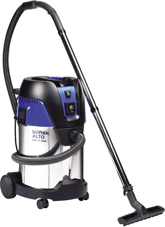 Nilfisk Schwarz/Blau/Silber Industriestaubsauger Aero 31-21 Pc Inox 230W - Bild 5