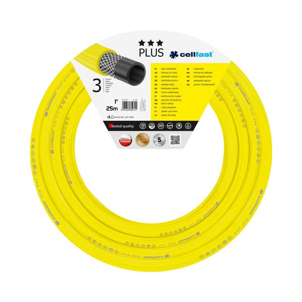 Cellfast Mehrfarbig Gartenschlauch Plus 1" 25 M