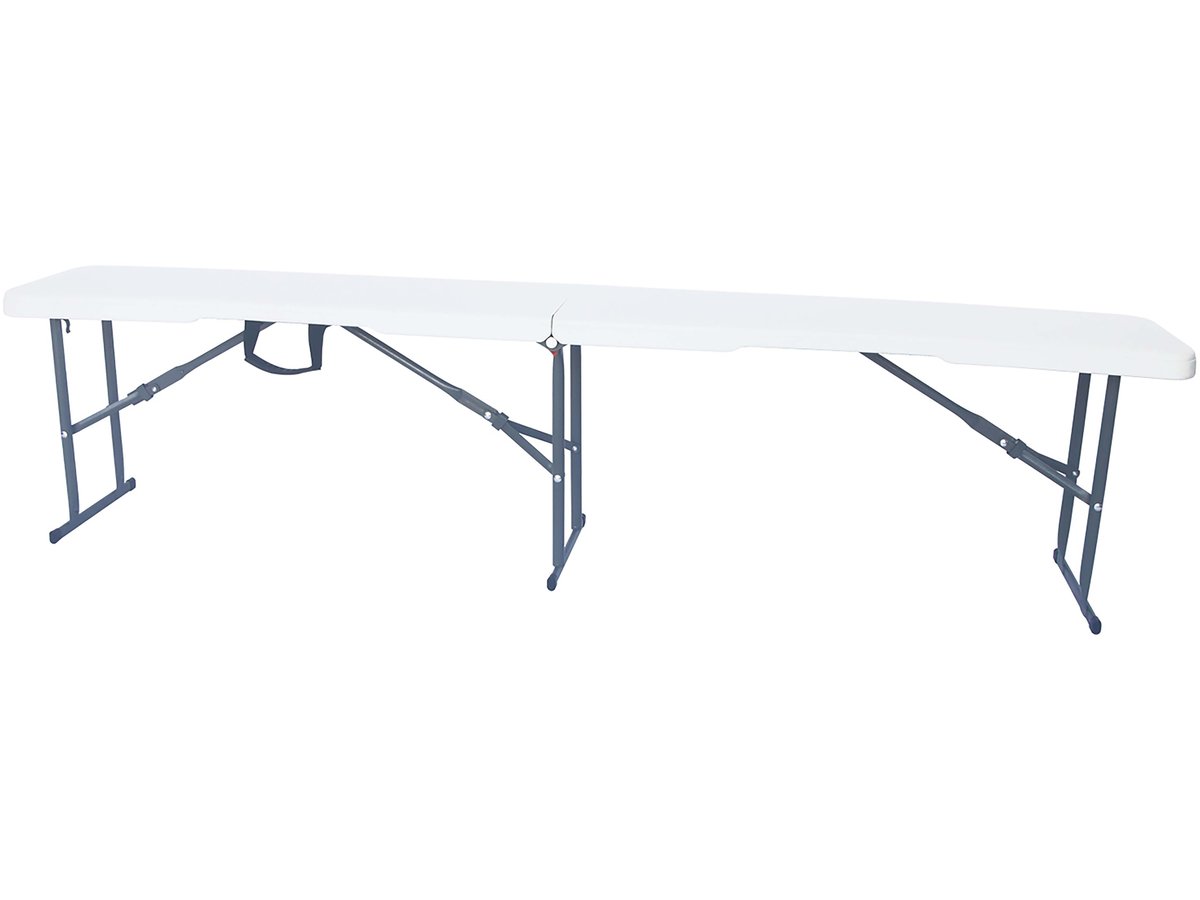 Habitat Et Jardin - Banc Pliant 'foldy' - 183 X 28 X 43 Cm - Blanc