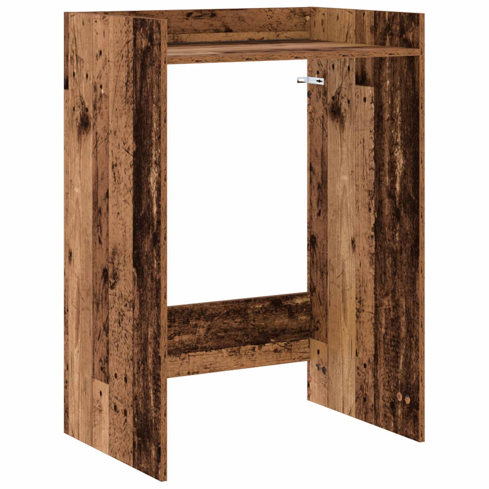 Wash Machine Cabinet Old Wood 67.5 X 48 X 97 Cm Engineered Wood Vidaxl