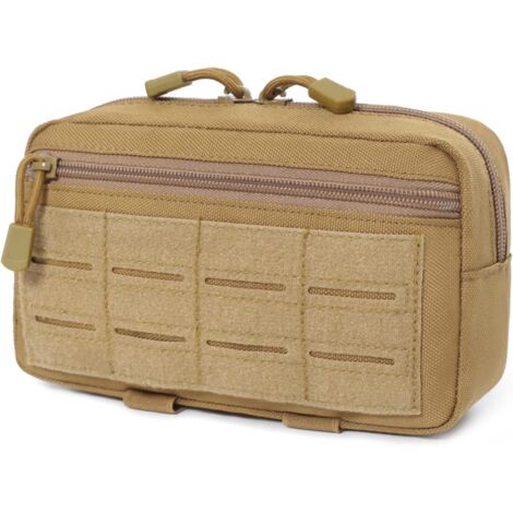 Pochette administrative Molle en nylon 1000D, 22,1 x 13,5 x 5,6 cm, imperméable, fixation ceinture ou gilet