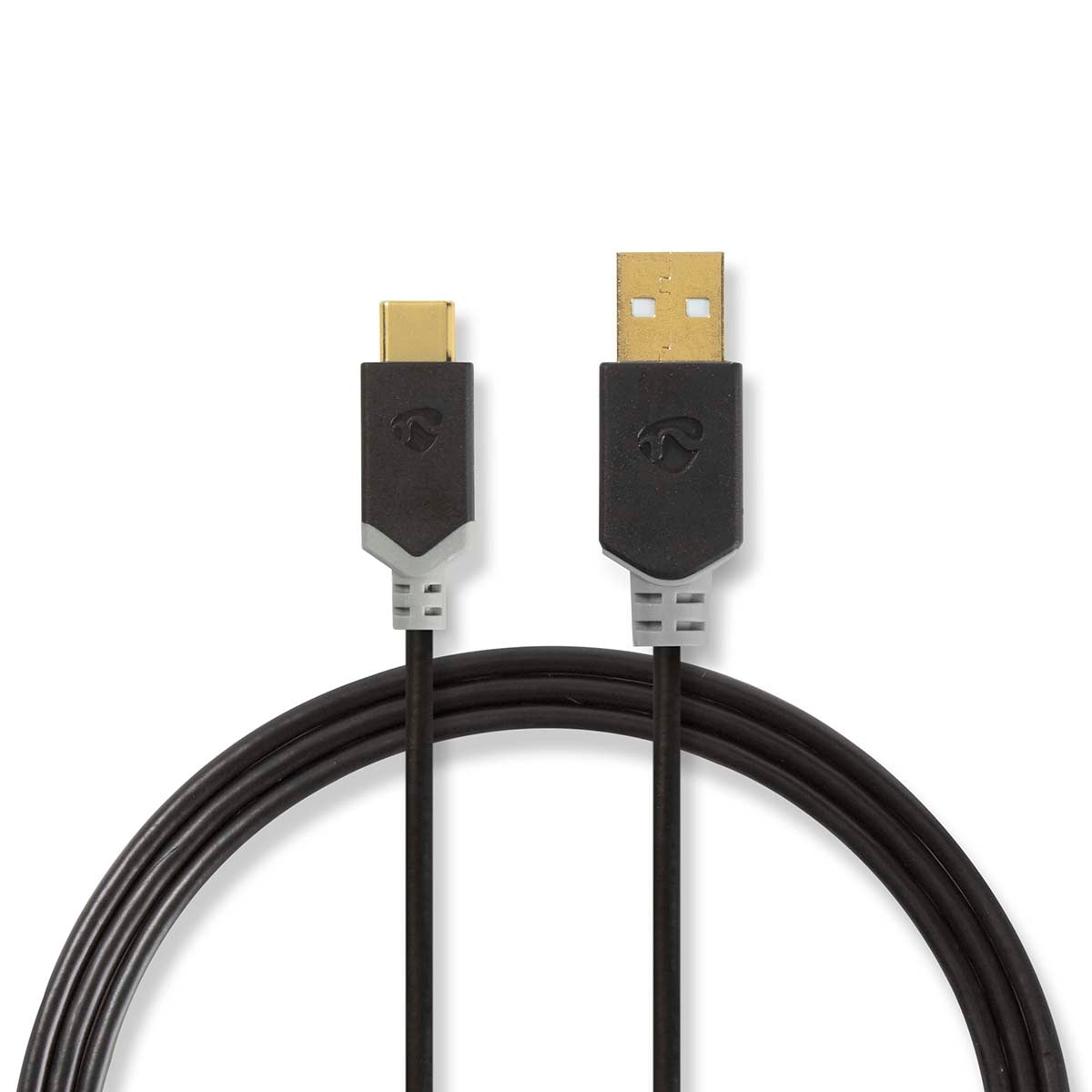 Nedis CCBW60601AT20 USB-A Male to USB-C Male USB 2.0 Cable (480 Mbps, 2m) - Bild 4