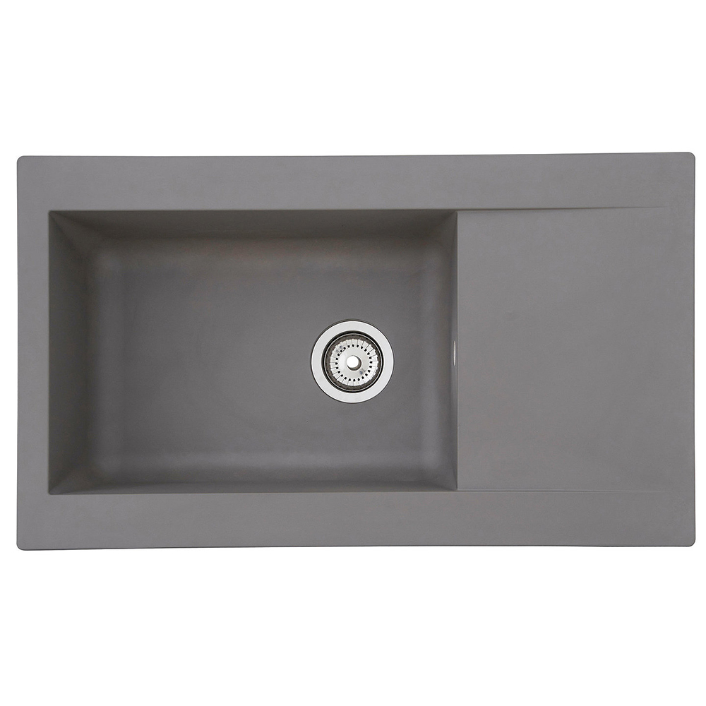 Mineralite Einbauspüle 1 Becken Denver 86 X 50 Cm Spüle Spülbecken - Respekta