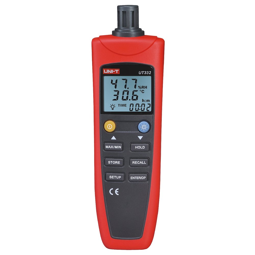 Termómetro Digital UNI-T, higrómetro UT331 + UT332 +, medidor de temperatura y humedad para fábricas,-20 °C ~ 70 °C