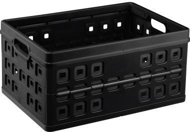 Sunware Schwarz Aufbewahrungsbox, Klappbox Square H6180295 46L (46 L, 54 X 38 X 26.50 Cm) - Bild 5