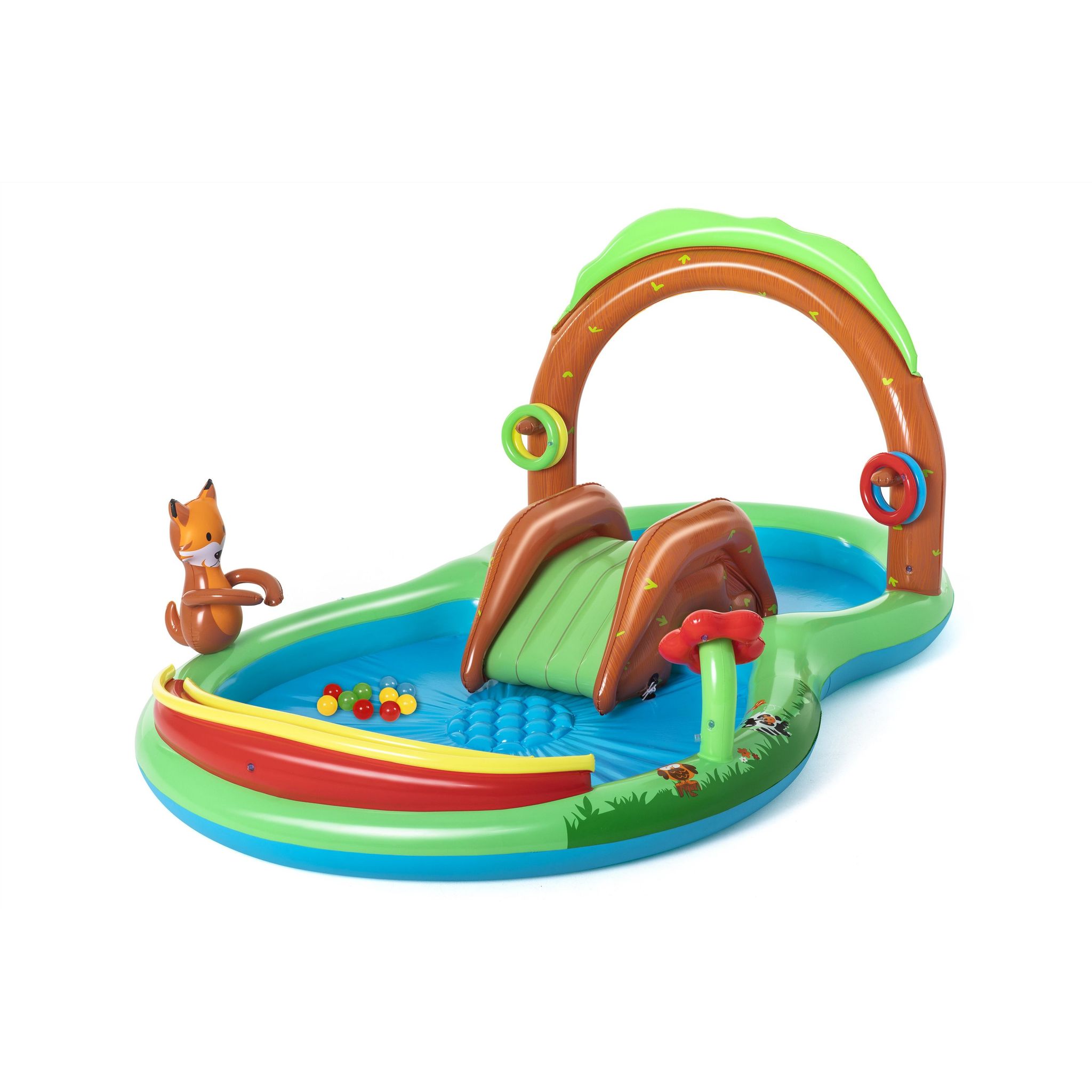 Bestway 53093, Aufblasbarer Pool, 214 l, Zahl 8 Form, 2 Jahr(e), PVC, Mehrfarbig - Image 3