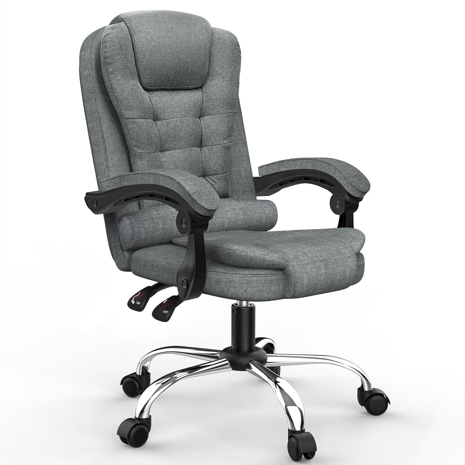 Rattantree - Fauteuil De Bureau Ergonomique - Hauteur Réglable 45-55 Cm