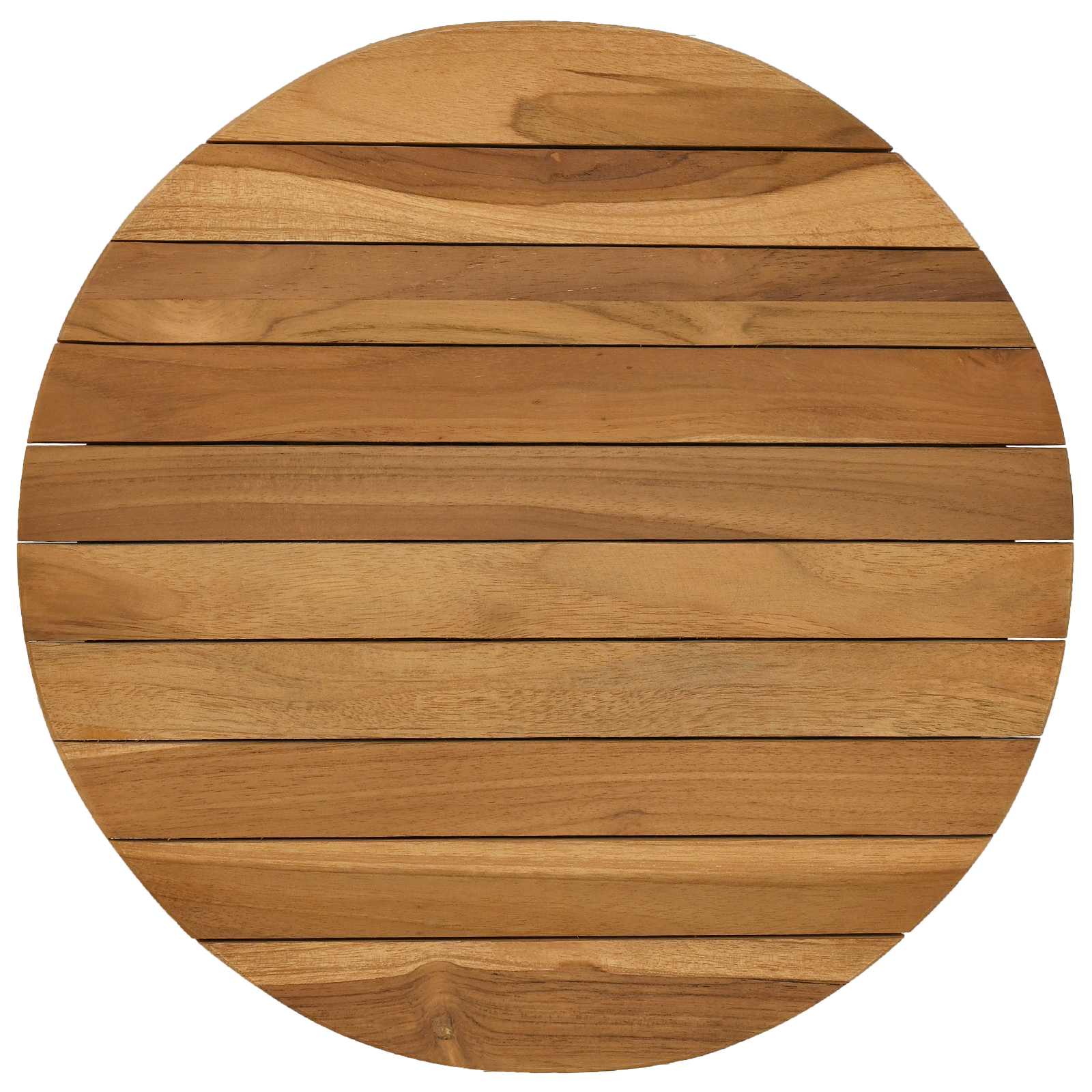 Vidaxl Natürlich Table Top Ø 40 X 3.5 Round Solid Teak Wood Natural