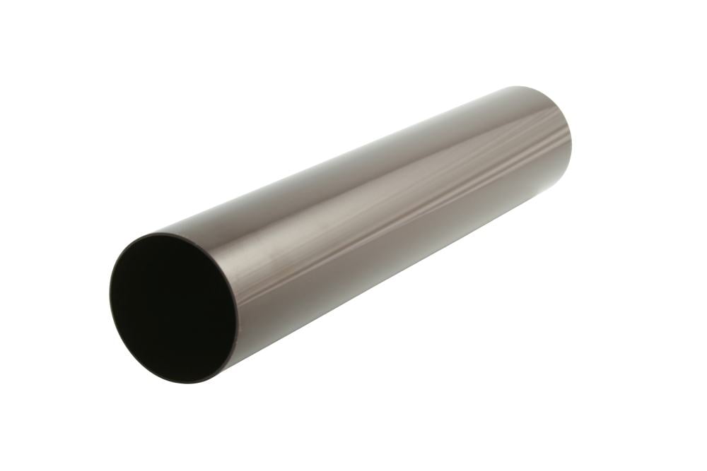 Marley - Fallrohr Nw 53 Mm, 1 M, Braun Halbrunde Dachrinne Braun
