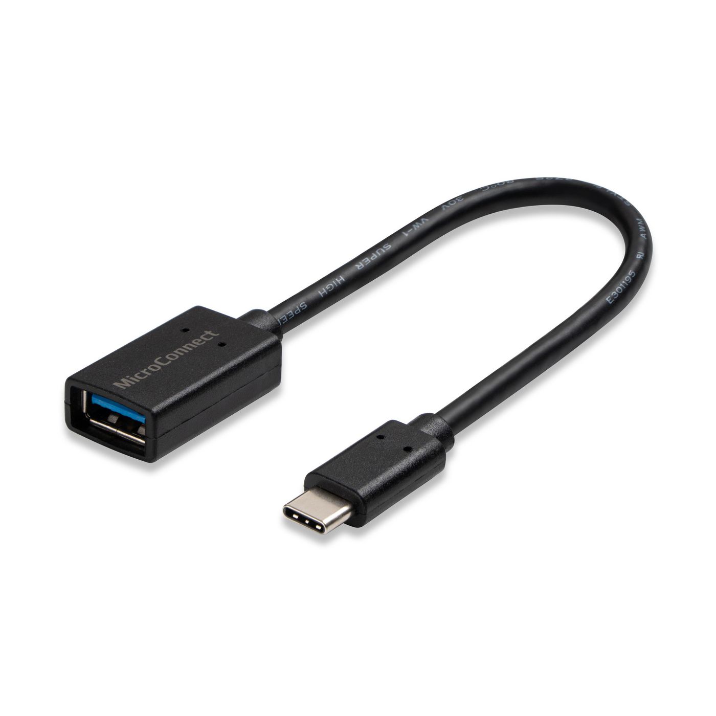 Microconnect Schwarz Usb-C - Usb 3.0 Typ A Adapter 0,2 M