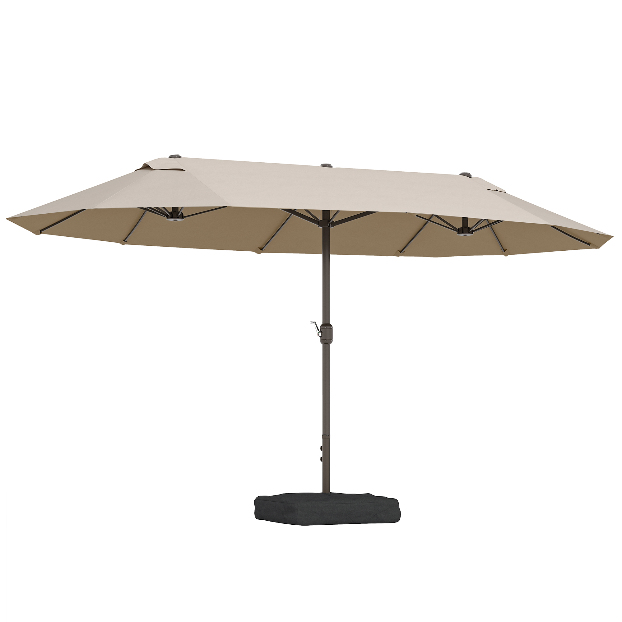 Outsunny – Parasol De Jardin Rectangulaire 4,6 X 2,7 M – Toile