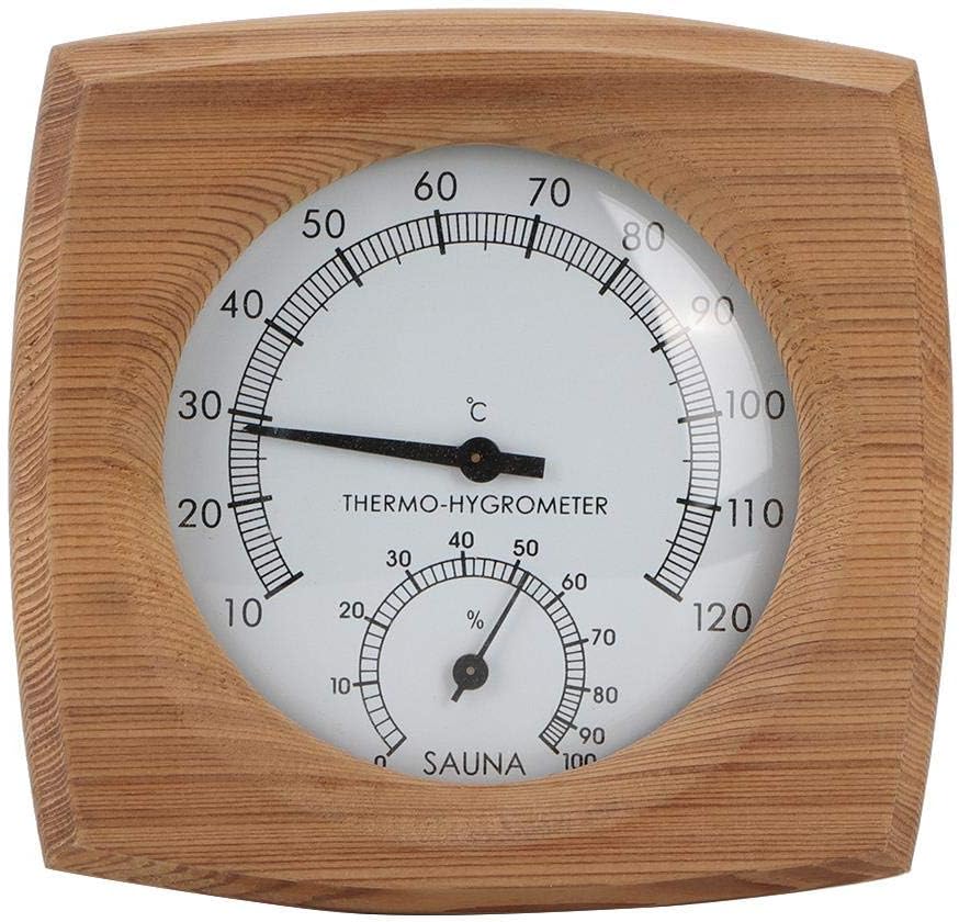 2-in-1sauna Temperatur Zedernholz Thermometer Hygrometer Thermo-hygrometer Sauna Zubehör