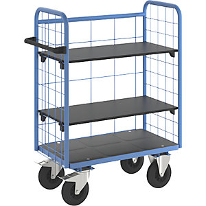 Eurokraft Pro Carrello A Ripiani Con Sponde Grigliate 3 EUROKRAFTPRO