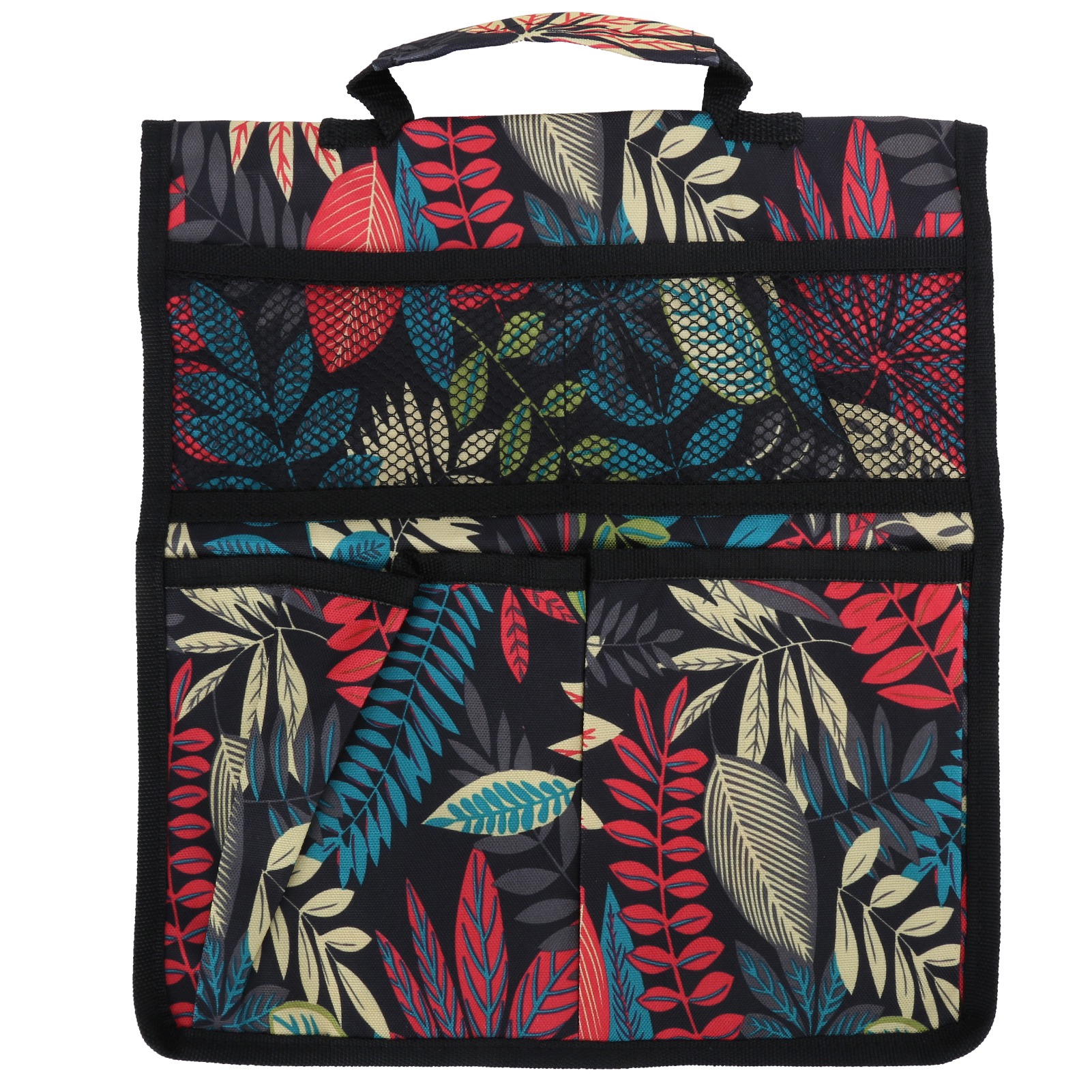 Sac à outils de jardin en toile Oxford 600D, 33,5 x 30,5 cm, à accrocher sur genouillère, rouge