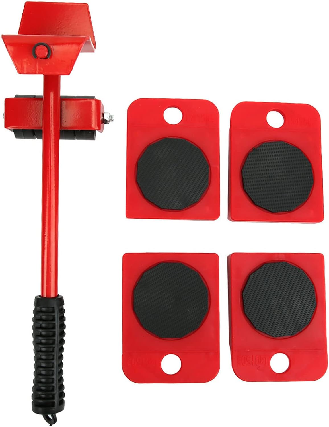 Patins de déménagement avec poignée ergonomique, plateau roulant pour meubles lourds, lot de 1