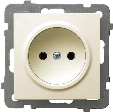 Ospel As Einzelsteckdose B/U Ecru Gp-1G/M/27