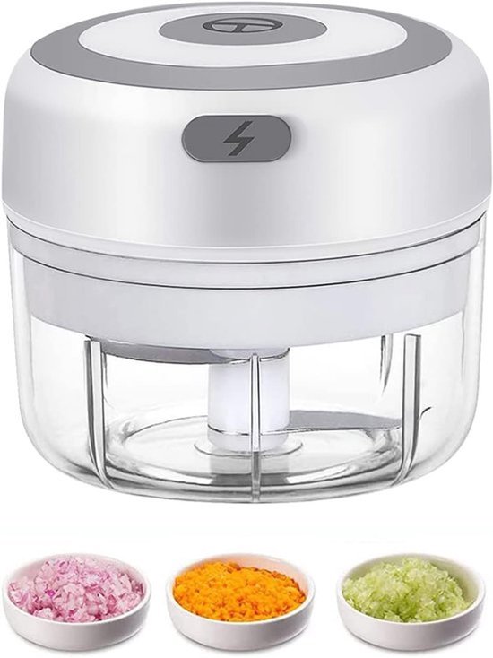 Mini Tritatutto Elettrico Per Aglio, Capacità 100 Ml, Alimentazione Usb, Mini Robot Da Cucina Portatile Per Uso Domestico