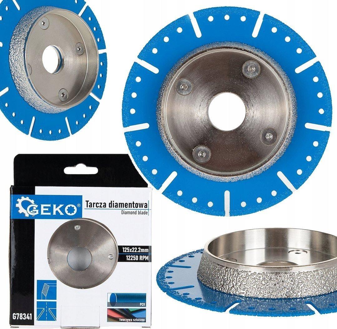 Diamantscheibe Geko Werkzeug Installateur 125 Mm Einsatz 22 2 Mm