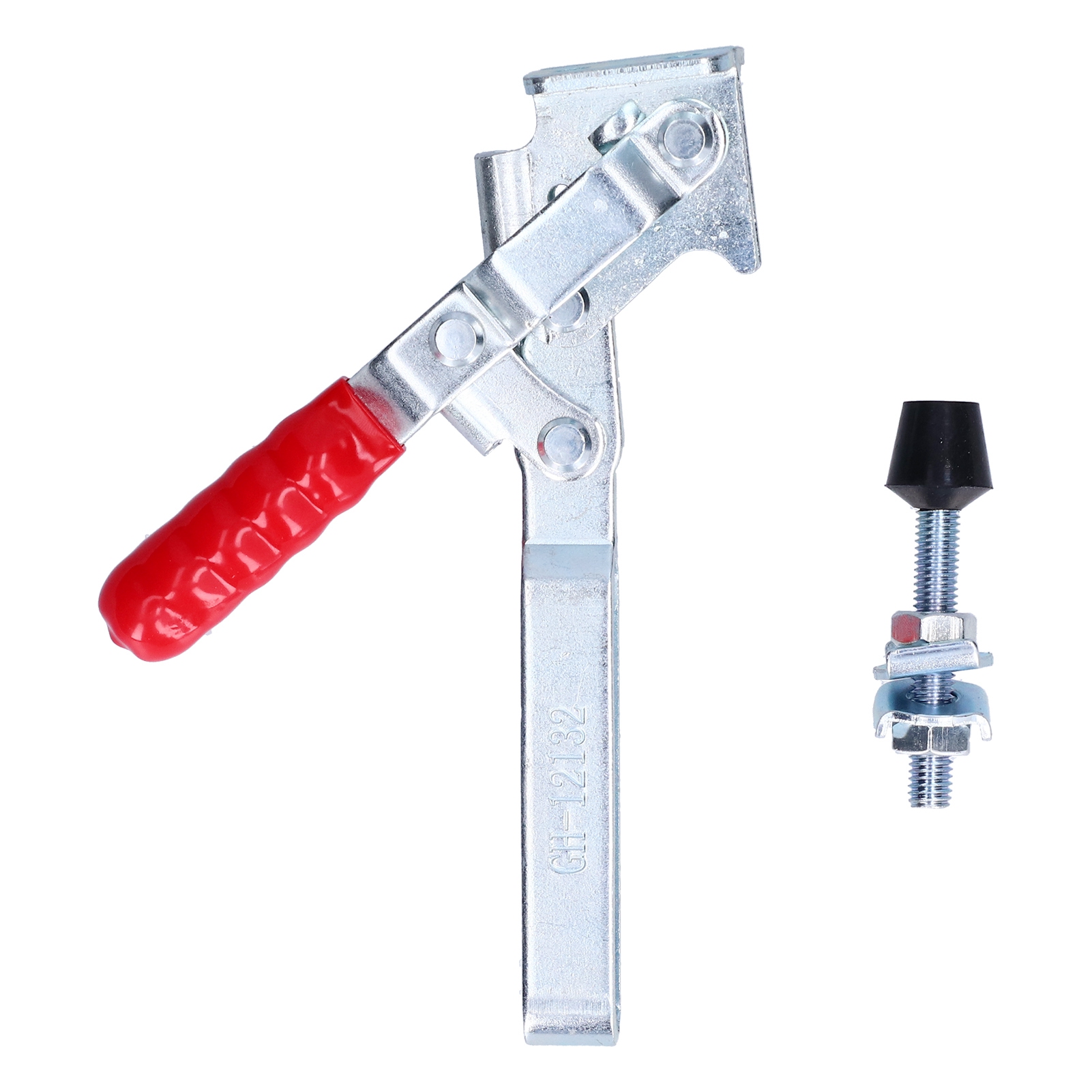 Pince à genouillère à dégagement rapide en fer et plastique, capacité de maintien 227 kg, 1 kit de vis
