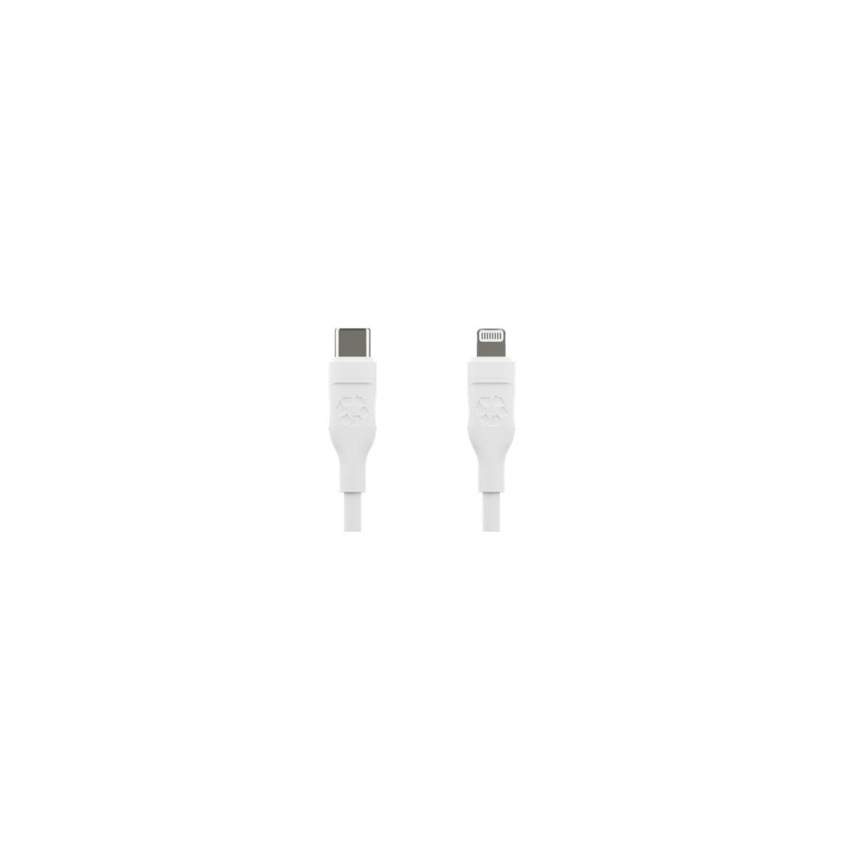 dbramante1928 re-charge - Kabel - 1.2m USB-C zu Lightning - W, 1,2 m, Lightning, USB C, Männlich, Männlich, Weiß - Bild 4