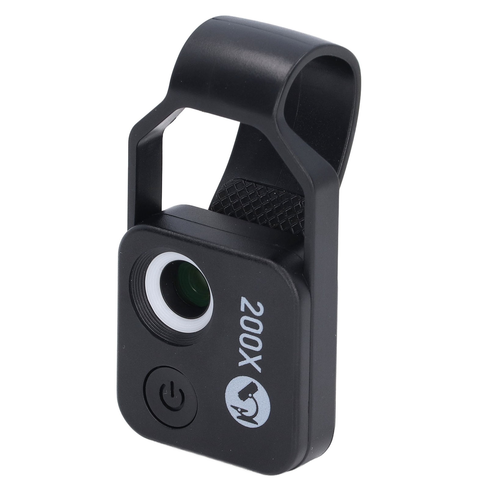 Objectif de microscope pour téléphone portable 200x, LED 2 niveaux, filtre CPL, ABS et PC