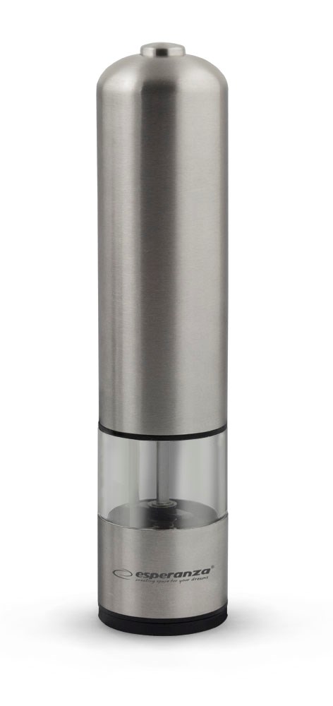 Esperanza Silber Ekp002 Stahl-Pfeffermühle, Pfeffermühle + Salzmühle, - Bild 4