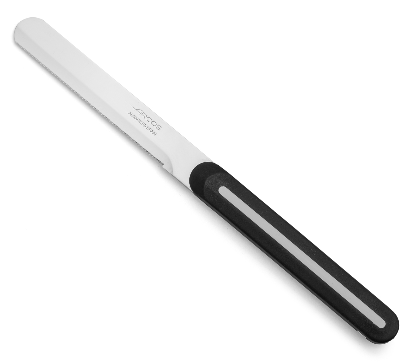 Arcos Weiß Messer Perlmutt-Tischmesser 373624 Einteilig Edelstahl Nitrum, Mango Polypropylen Und 10 Cm Klinge In Box
