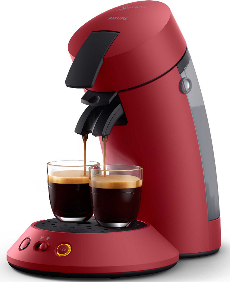 Philips Rot Kaffeemaschine Kapsel Senseo Original Plus Csa210/91 0,7L 1 Bar Zweitassenfunktion - Bild 3