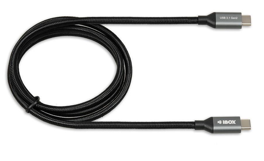 Schwarz I-Box Usb C/Usb C, 50 Cm Usb Cable 3.2 Gen 2 (3.1 Gen 2) Black - Bild 4