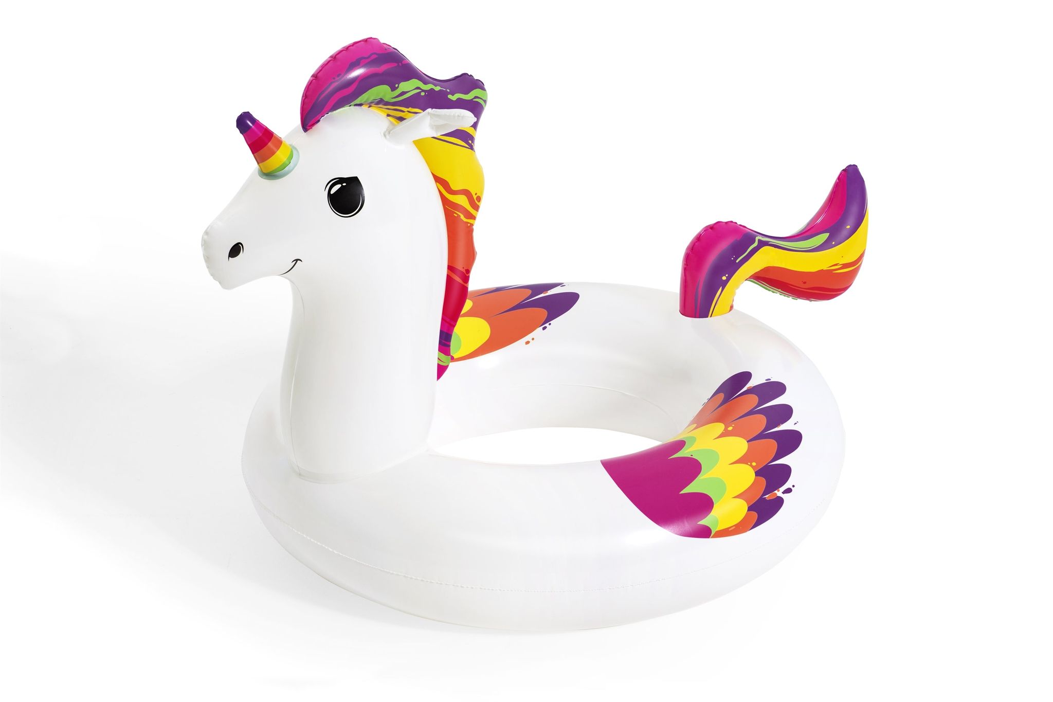 Bestway Schwimmring Bestway® 36159, Einhorn, Rad, Kinder, Aufblasbar, Schwimmreifen, 119X91 Cm 6942138967432