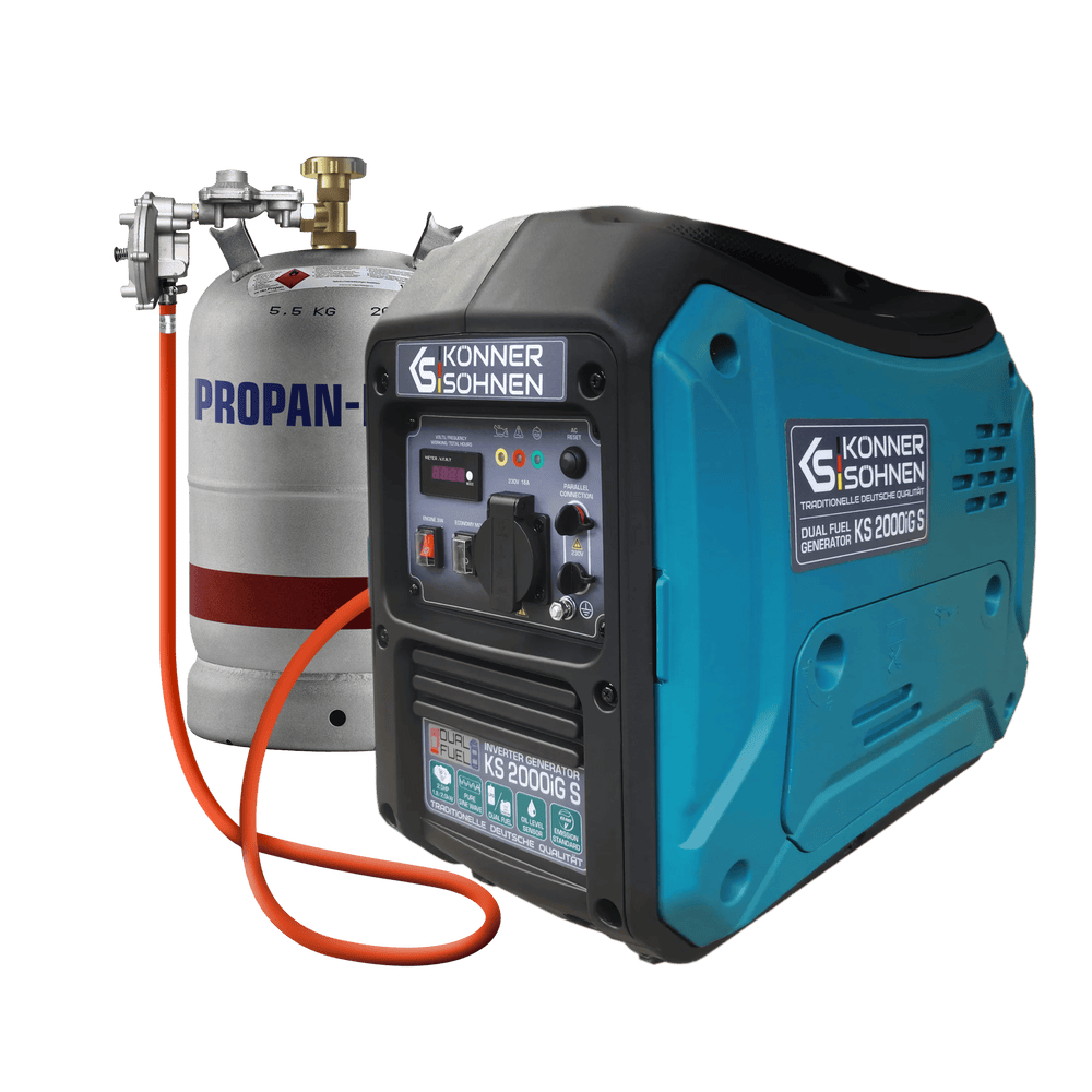 Könner & Söhnen Dual-Fuel Inverter Stromerzeuger Ks 2000Ig S, 2,0 Kw, Benzin/Lpg, Schallgedämmt