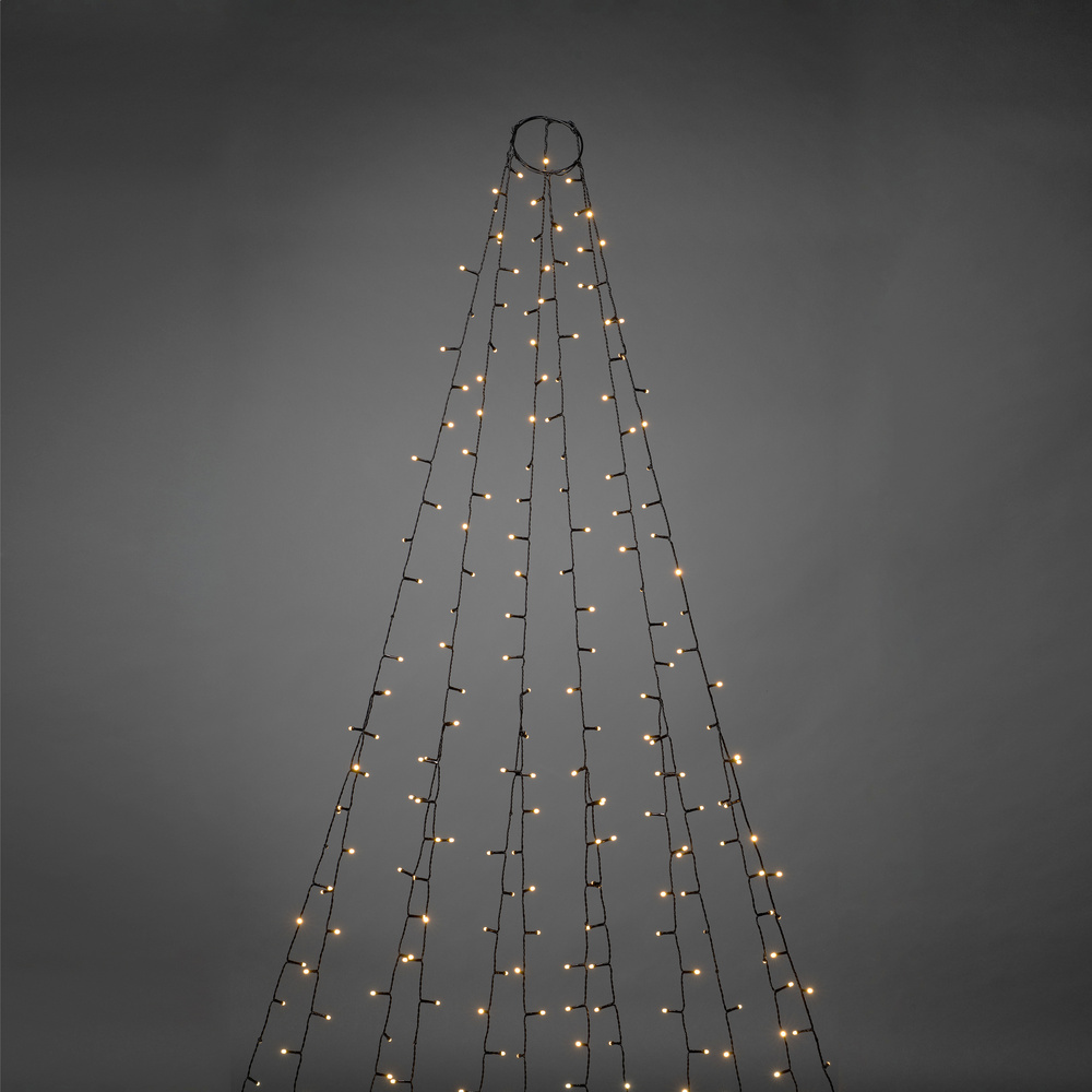 Konstsmide Bernstein 6660 Weihnachtsbaum-Beleuchtung Außen Netzbetrieben Anzahl Leuchtmittel 270 Led