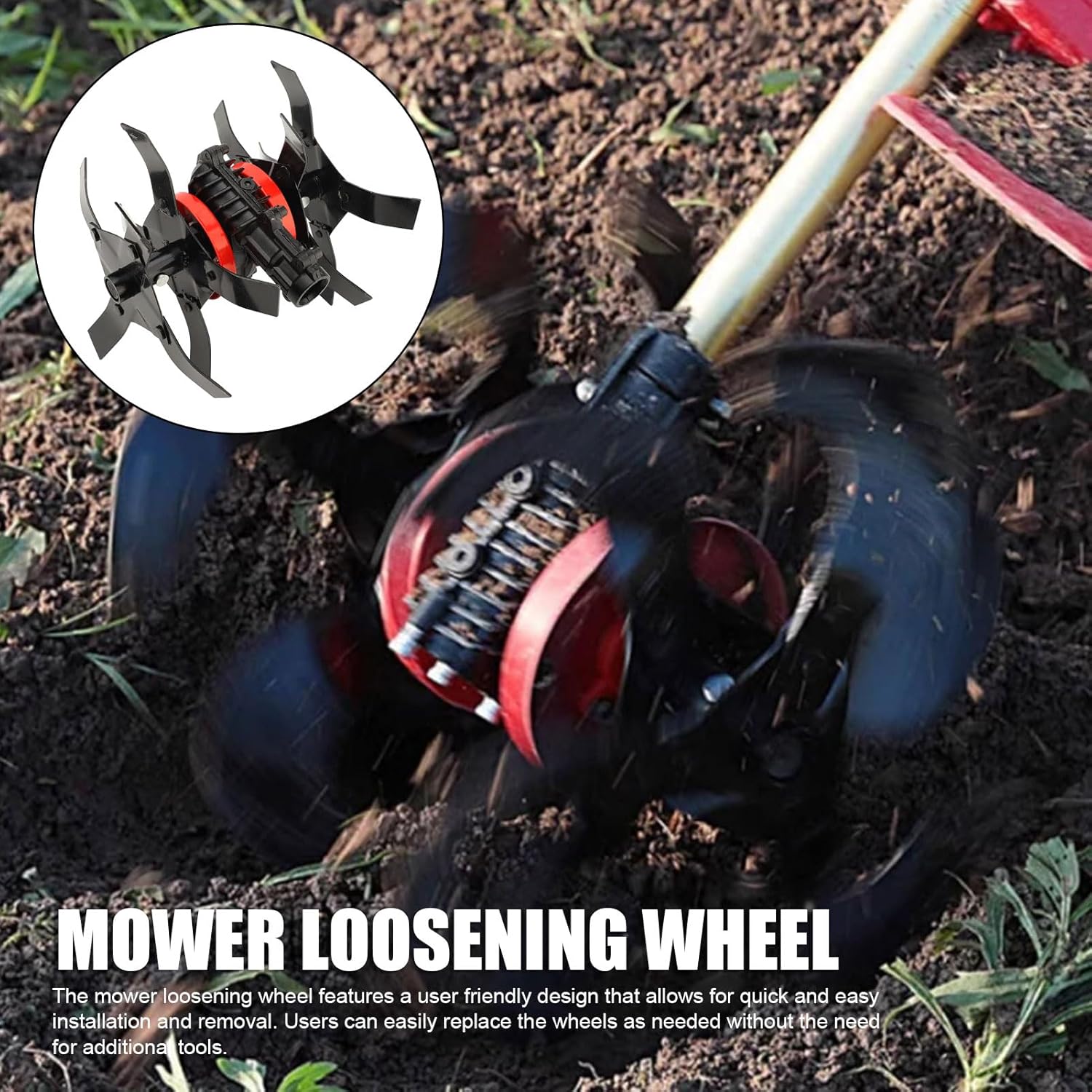 Motozappa Elettrica 2 In 1, Diserbante E Smuovente Del Terreno, Attrezzo Da Coltivazione Con 9 Denti Da 28 Mm Per Giardino - Altro OEM
