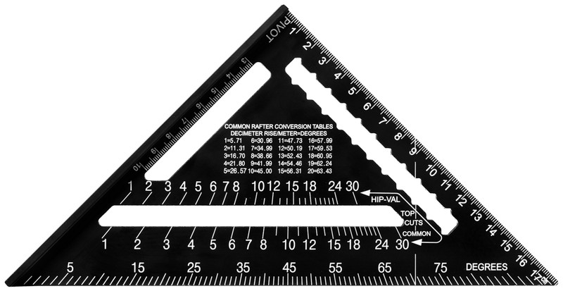 Schwarz Sola - Rs 18-5In1 Zimmermannswinkel - Anschlagwinkel 18 Cm - Robuster Schreinerwinkel Aus Aluminium - Bild 6