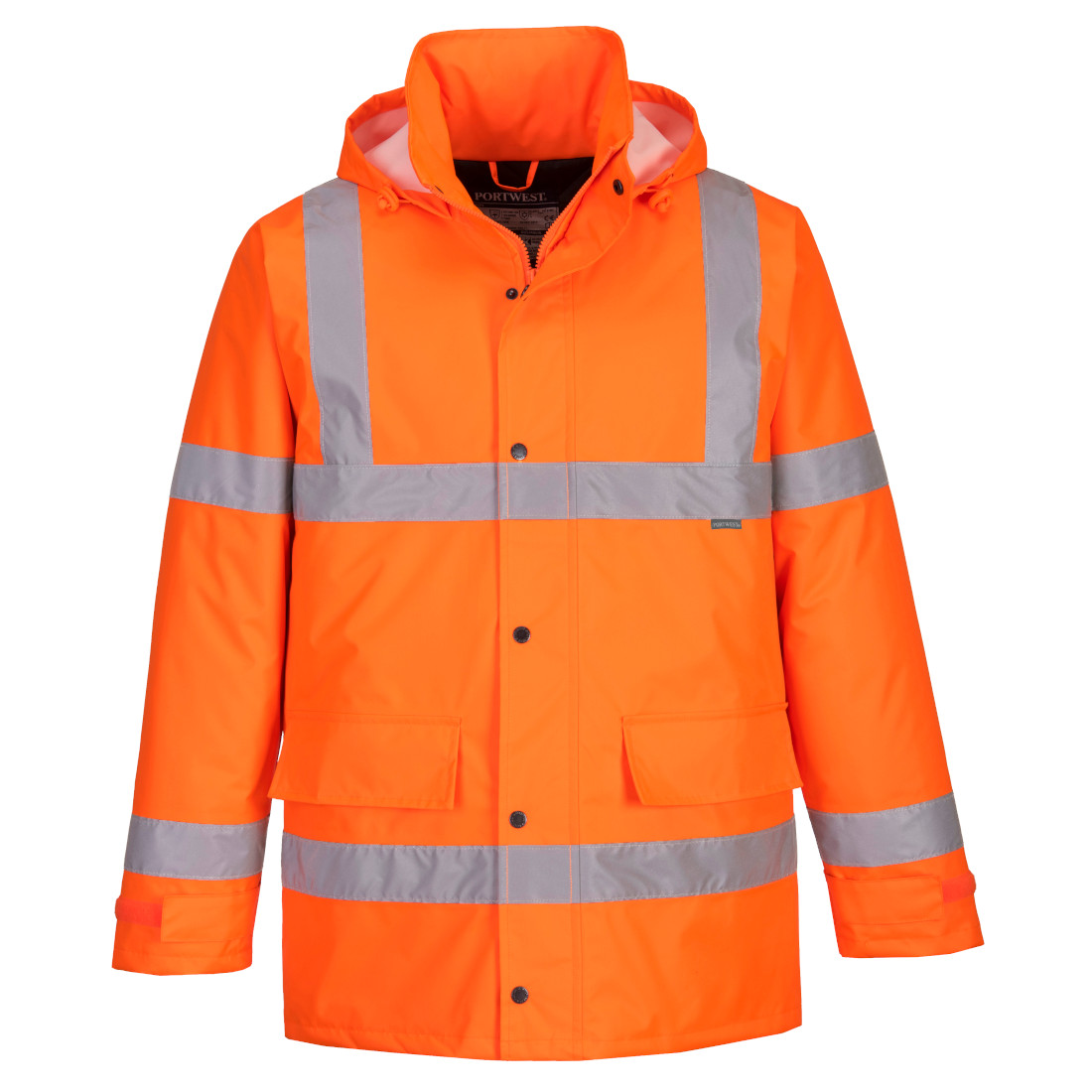 Portwest Orange Winterparka Hi-Vis Verkehrs S - Bild 3