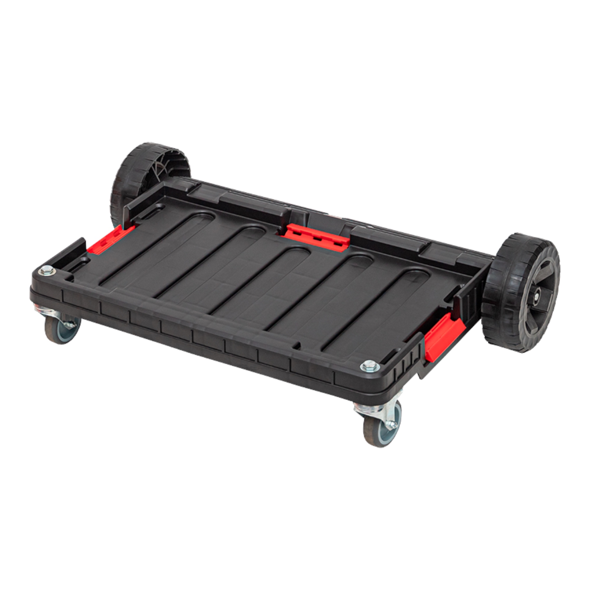 Fp Qbrick System One Transport Platform Stapelbar 745 X 510 X 180 Mm Mit Schwenkrädern Aus Metall Und Bremse