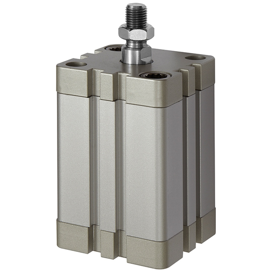 Riegler Kompaktzylinder, Doppeltwirkend, Ag, Ã˜50, Hub100, G1/8, Iso21287 4047322620703