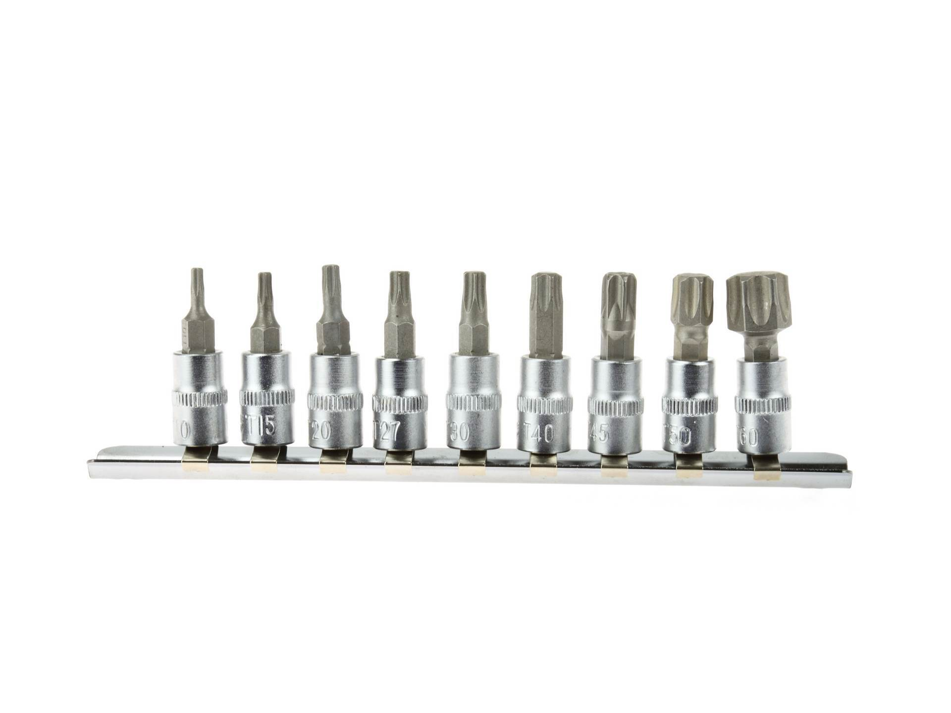 Tooltek Torx-schlüssel Geko G13550 Chrom-vanadiumstahl 9 Stück