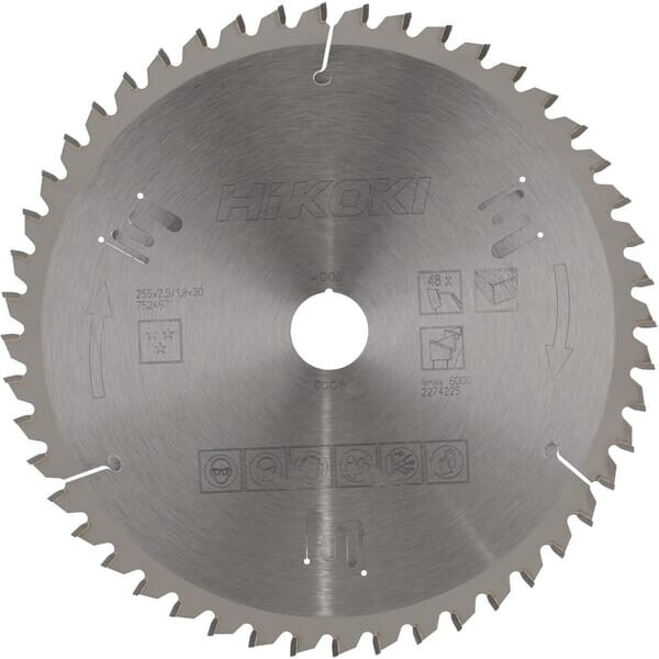Sägeblatt 255x30 Z48 Hikoki 4100024hik