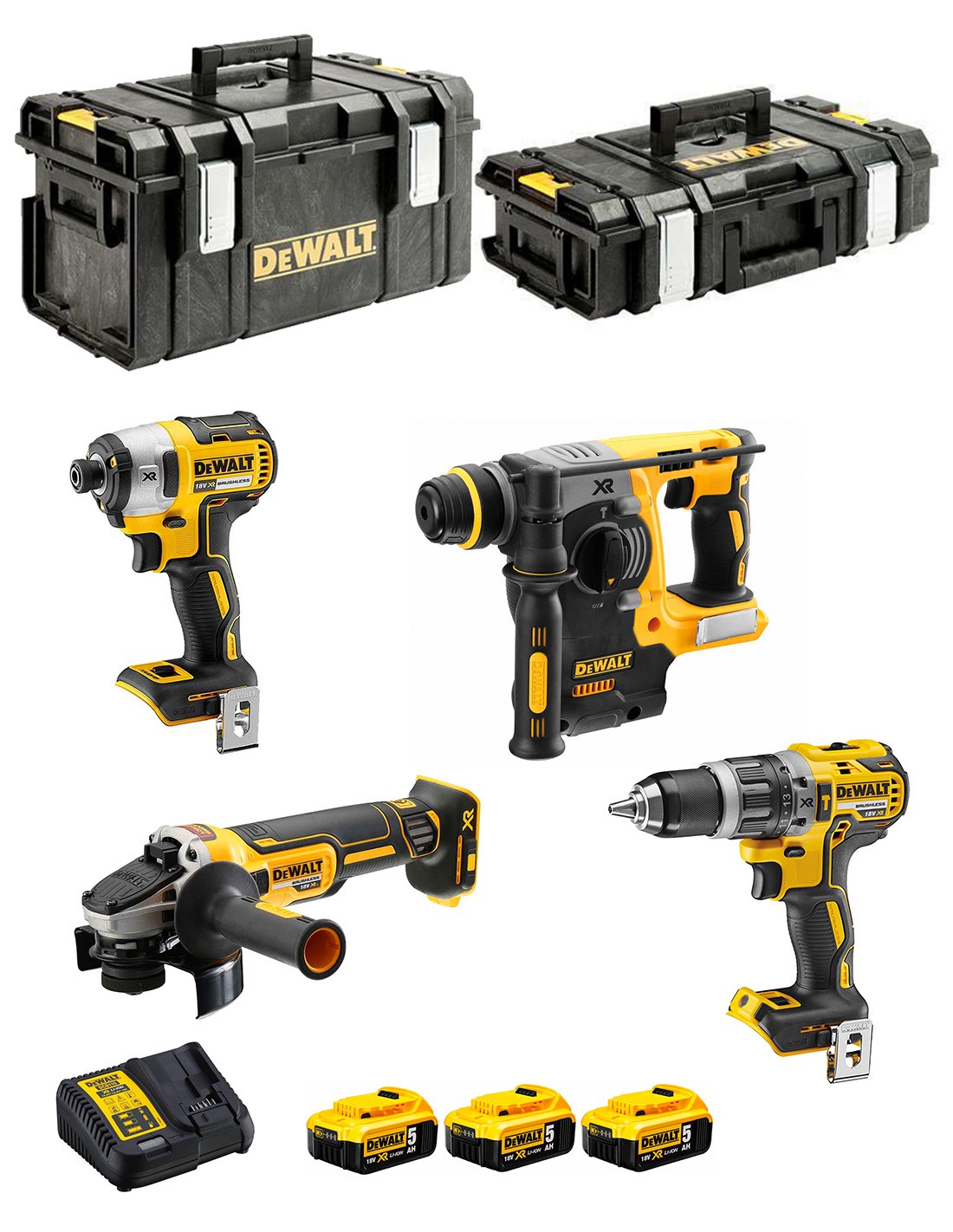 Dewalt DCK422P3-QW 18V XR Brushless 4 Piece Kit - 3 X 5Ah - Image 5