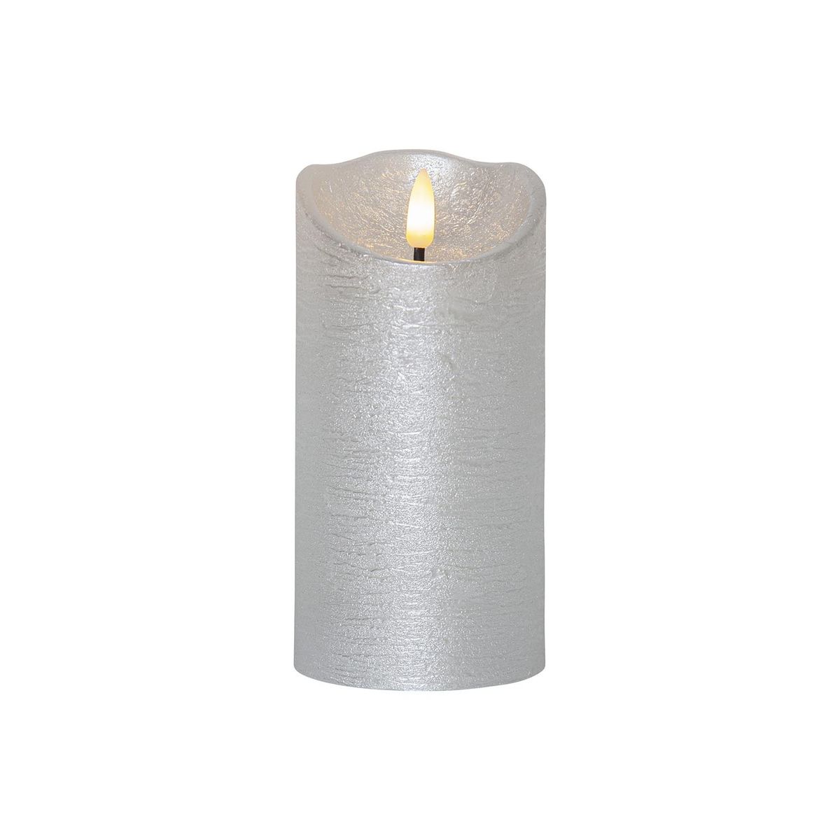 Star Trading Silber Led Kerzen, Led Pillar Kerze Flamme Rustic (1X) - Bild 6